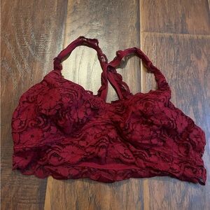 Victoria's Secret Lace Bralette - Burgundy
